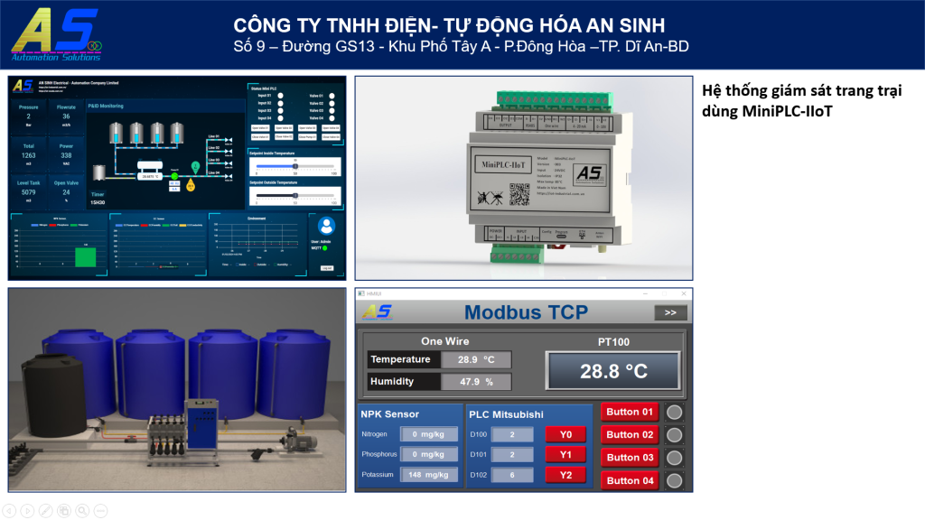 Giám sát trang trại MiniPLC