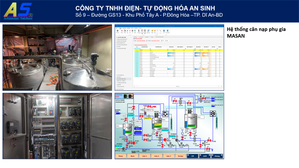 Hệ thống cân nạp phụ gia